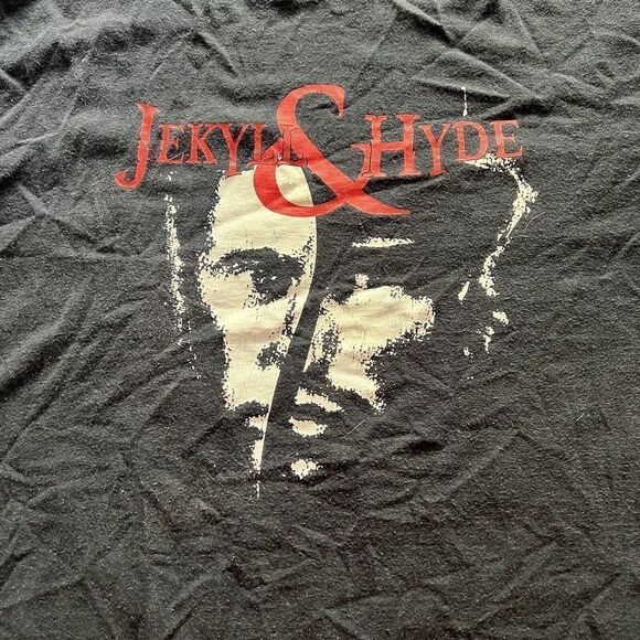 Vintage Strange Case Jekyll & Hyde Musical Promo T-Shirt Men's XL Distressed - Picture 4 of 6